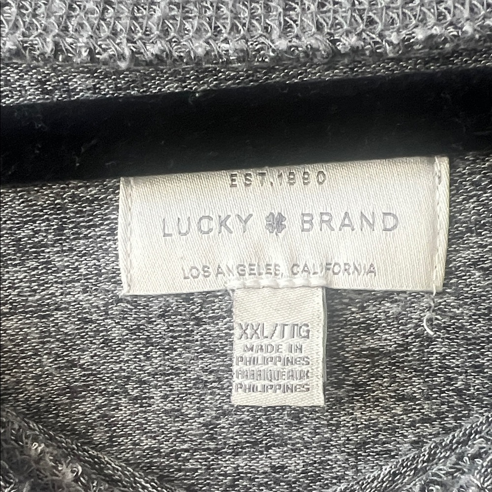 Lucky Brand Heather Gray Women's Sweater - Picture 3 of 4